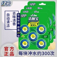 EVER GREEN 绿伞 洁厕剂马桶清洁剂蓝泡泡50g*5块 洁厕宝洁厕块卫生间清香除垢