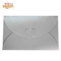wilion 惠朗 huilang）珠光纸爱心扣信封信纸套装(10色信封+10张白横线信纸+13个封口贴)7189