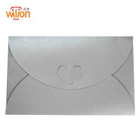 wilion 惠朗 7189 珠光纸爱心扣信封套装