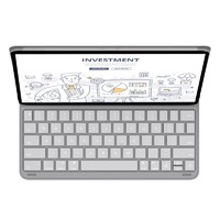 Amork 爱魔 iPad 2020/2021款 10.2英寸 蓝牙键盘保护套 白色