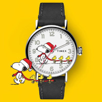 TIMEX 天美时 美国天美时手表时尚休闲夜光防水经典史努比圣诞手表
