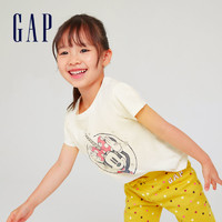 Gap 盖璞 迪士尼联名女幼童纯棉短袖T恤682072 夏季新款童装