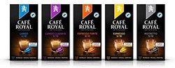 CAFE ROYAL 芮耀 Café Royal 胶囊咖啡经典50粒，5 种类型 - Espresso、Espresso Forte、Lungo、Lungo Classico、Ristretto