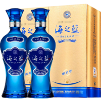 YANGHE 洋河 海之蓝 蓝色经典  42度 浓香型白酒 375ml*2瓶