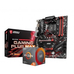 MSI 微星 B450 GAMING PLUS MAX 主板 +  R5 5600G CPU 盒装  板U套装