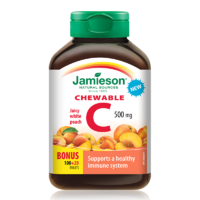 Jamieson 健美生 维生素C咀嚼片 蜜桃味 120片