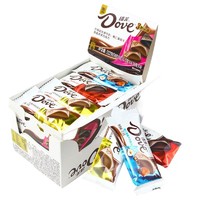 Dove 德芙 什锦巧克力牛奶黑巧榛仁葡萄干222g*1盒儿童糖果零食喜糖纯脂