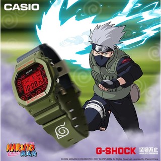 CASIO 卡西欧 G-SHOCK系列 42.8毫米石英腕表 DW-5600KAK21-3 火影忍者联名卡卡西款