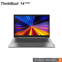 ThinkPad 思考本 联想ThinkBook 14 锐龙版 2021款（68CD）14英寸轻薄笔记本电脑( R5-5500U 16G 512GBSSD 核心显卡)银灰色
