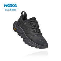 HOKA ONE ONE 男女款 Anacapa Low GTX 低帮防水版登山徒步鞋 新品 黑色/黑色-女 39/245mm