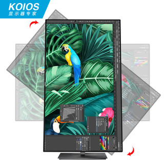 KOIOS 科欧斯 K3222U 31.5英寸 IPS 显示器 (3840×2160、60Hz、100%sRGB、HDR600、Type-C 90W)