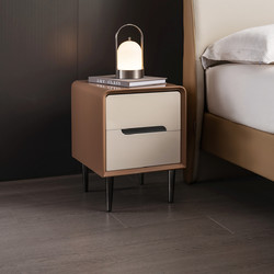 CHEERS 芝华仕 意式现代简约烤漆床头柜卧室抽屉储物小型家用置物架G032