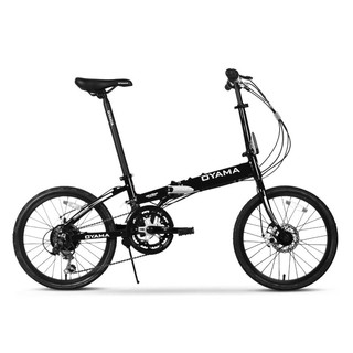 天际M500 折叠自行车 黑色 20英寸 12速
