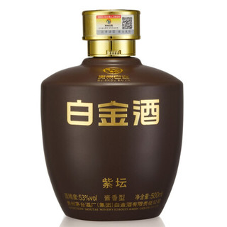 MOUTAI 茅台 集团 白金酒 紫坛 酱香型白酒整箱 53度 500ml*6瓶 礼盒酒水