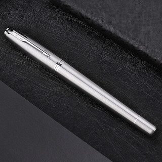 PARKER 派克 Urban都市系列 拔帽签字笔 金属银白夹 0.7mm 单支装