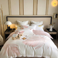 Saintmarc 尚玛可 新疆长绒棉四件套全棉纯棉100支床品春季床单被套轻奢床上用品
