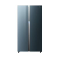 Midea 美的 净味系列 BCD-600WKGPZMA(E) 风冷对开门冰箱 600L 莫奈蓝