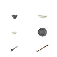 JIWOO 陶瓷餐具套装 18件套