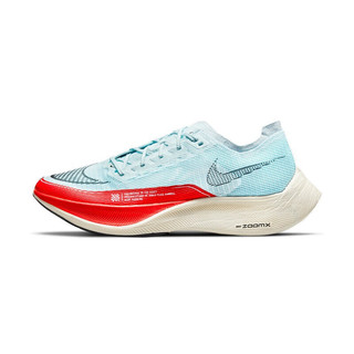 NIKE 耐克 Zoomx Vaporfly Next%2 男子跑鞋 CU4111-400 冰蓝/橘红 39