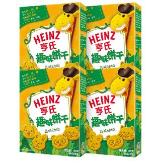 Heinz 亨氏 趣味饼干 海洋动物 80g+水果派对 70g+森林动物 80g+恐龙王国 70g