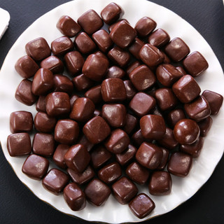 澳德斯原味纯可可脂手工巧克力烘焙纯黑巧克力零食送女友生日礼物 方形巧克力500g