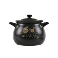BANGQI CERAMIC 帮企陶瓷 炖锅(15cm、1.65L、陶瓷、金花)