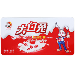 whiterabbit大白兔奶糖红豆味礼盒装400g