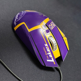 logitech 罗技 G502 HERO 熊猫版+紫金贴纸 有线鼠标