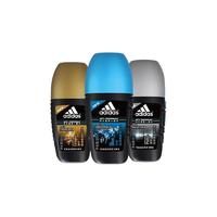 adidas 阿迪达斯 男士走珠香体液套装 (冰点50ml+激情50ml+征服50ml)