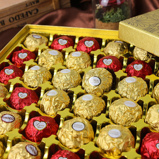费列罗 FerreroRocher费列罗果仁夹心巧克力生日520情人节表白礼物送男女友老婆闺蜜48粒心意礼盒