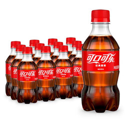 Coca-Cola 可口可乐 无糖碳酸汽水 300ml*24瓶