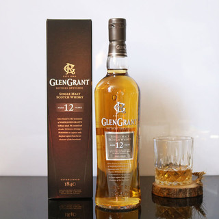 GLENGRANT 格兰冠 Glen Grant） 12年 苏格兰 单一麦芽威士忌 洋酒 700ml