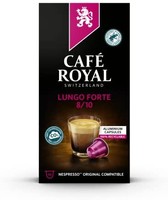 CAFE ROYAL 芮耀 Café Royal 咖啡胶囊 Nespresso®咖啡机兼容（铝壳，强度 8/10）10 件装（10 x 10粒，共100粒）