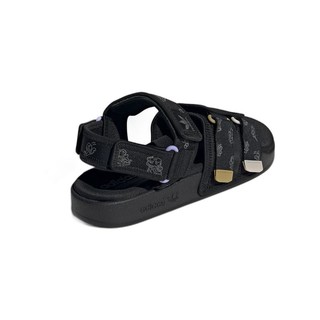 adidas ORIGINALS Adilette Sandal 4.0 中性凉鞋 GX2185 黑色 38