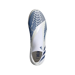 adidas 阿迪达斯 Predator Edge.1 TF 中性足球鞋 GW3655 白色/蓝色 45