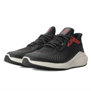 adidas 阿迪达斯 Alphabounce+ Guard M 男子跑鞋 FW6733 一号黑/浅猩红/淡灰 41