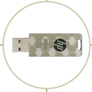 HP 惠普 x610w USB 3.1 U盘 金色 32GB USB-A