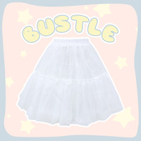 线球猫原创设计 Lolita洛丽塔 女士无骨短纱裙撑