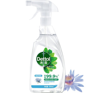 Dettol 滴露 家居清洁除菌喷剂 500ml 幽蓝睡莲