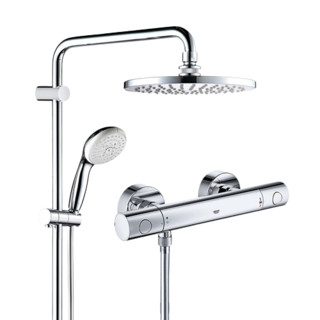 GROHE 高仪 新天瀑淋浴系列 34333000+27389001 恒温淋浴花洒套装