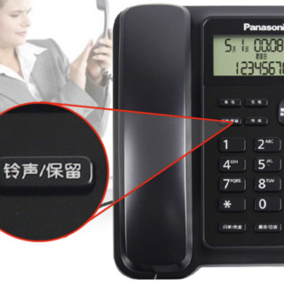 Panasonic 松下 KX-TS318CN 电话机 黑色