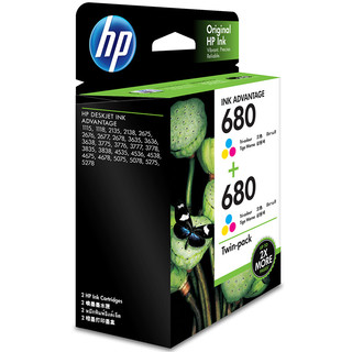 HP 惠普 680系列 1VU97AA 墨盒 彩色 2支装