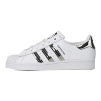 adidas ORIGINALS Superstar Wdirectional 女子休闲运动鞋 FW3915 白色/银色 35