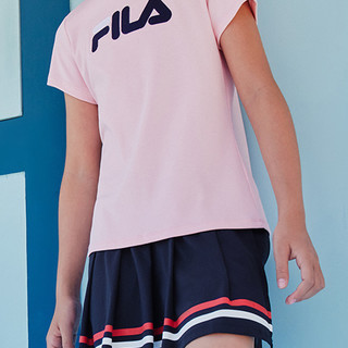 FILA 斐乐 Originale系列 K62G511101FLP 女童针织短袖衫