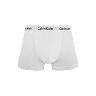 卡尔文·克莱 Calvin Klein 男士平角内裤套装 U2662 3条装(黑色+白色+灰色) XL