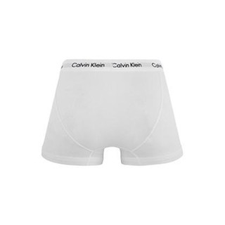 卡尔文·克莱 Calvin Klein 男士平角内裤套装 U2662 3条装(黑色+白色+灰色) XL