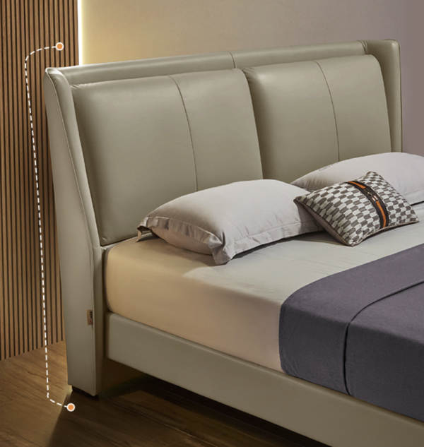 cheers芝华仕c206现代简约真皮双人床15m