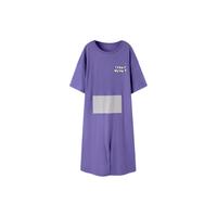 LEDIN 乐町 X 天线宝宝 女士纯棉睡裙 CLFAC2209 紫色 M