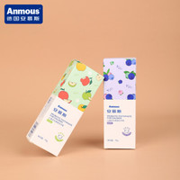 安慕斯（Anmous）儿童牙膏防蛀健齿牙膏益生菌含氟牙膏（苹果口味）70g*1支