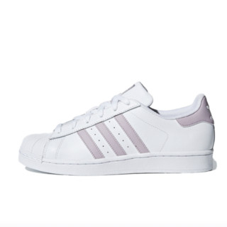 adidas ORIGINALS Superstar W 女子休闲运动鞋 DB3347 白紫 39